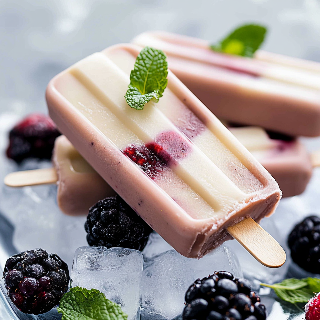 Zuckerfreies Joghurt-Protein-Eis am Stiel: Genießen Sie guilt-free!