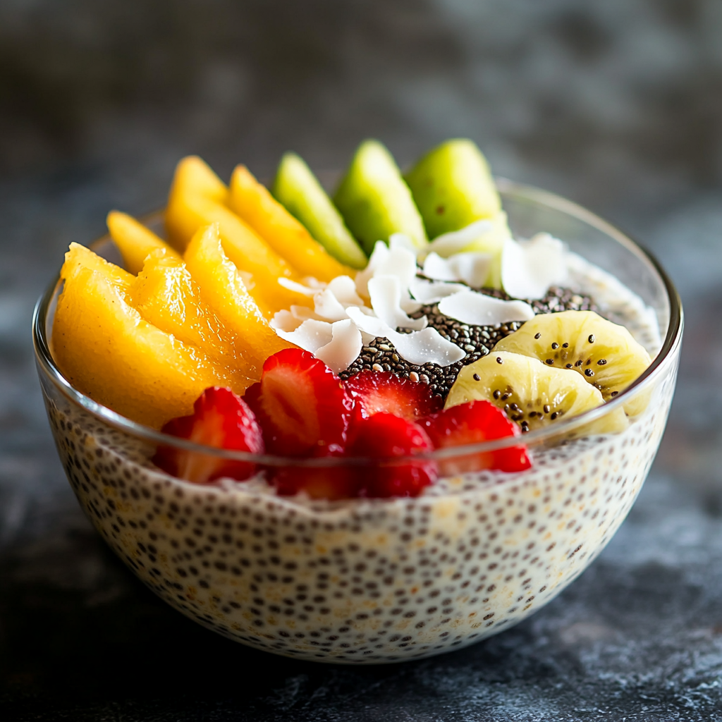 Chia-Pudding mit Vanille und Kokosmilch: So einfach!
