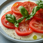 Cremige Hüttenkäse-Tomaten-Basilikum-Sauce