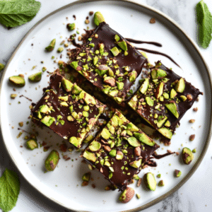 Dubai-Stil Keto Pistazien Lava Riegel