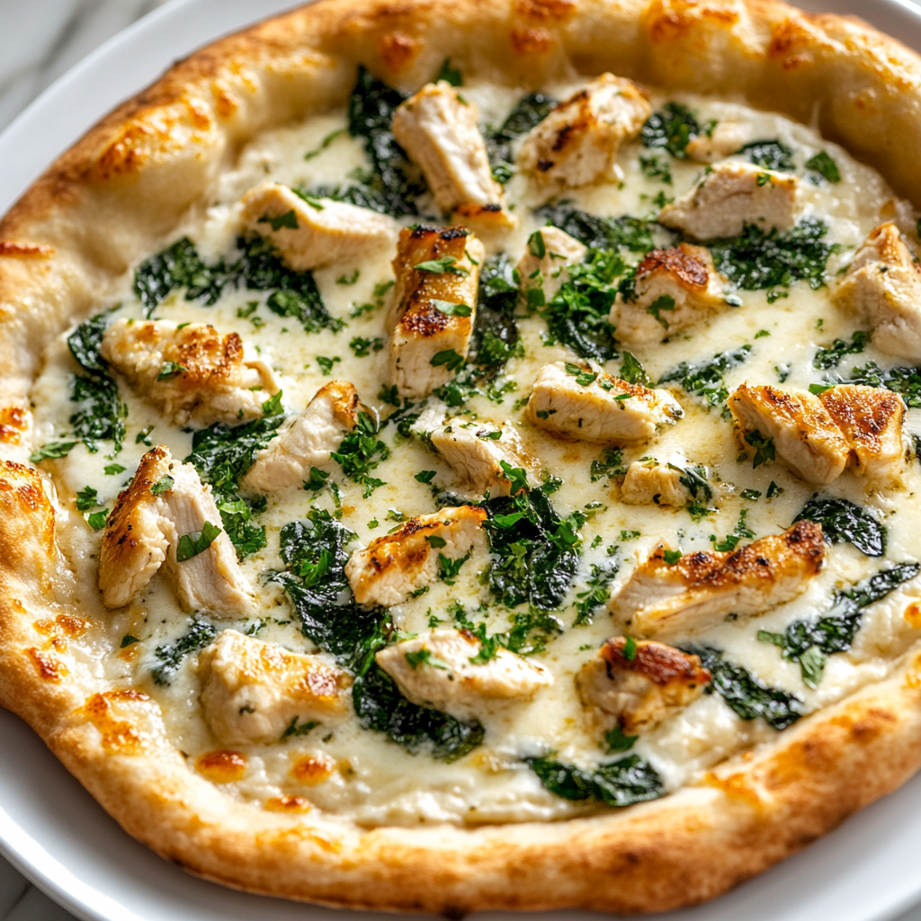 Hähnchen-Alfredo-Pizza – Verleihen Sie Ihrer Pizza neuen Genuss!