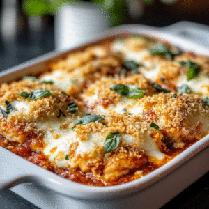 Hähnchen-Parmesan-Auflauf