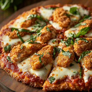 Hähnchen-Parmesan-Pizza