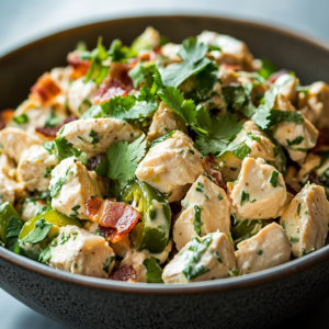 Jalapeño-Popper-Keto-Hühnchensalat