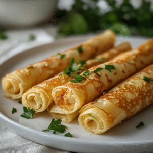 Keto-Crêpe-Rollen