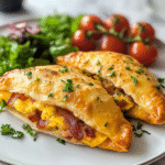 Keto Frühstücks-Hot Pockets mit Speck-Ei-Füllung