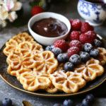 Keto Glückskeks-Waffeln