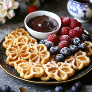 Keto Glückskeks-Waffeln