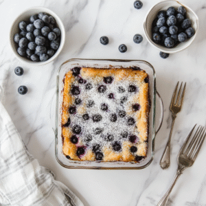 Keto Heidelbeer-Dump-Cake