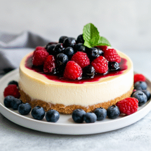 Keto Käsekuchen ohne Backen