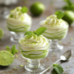 Keto-Limettenmousse-Tassen