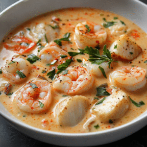 Keto Meeresfrüchte Chowder