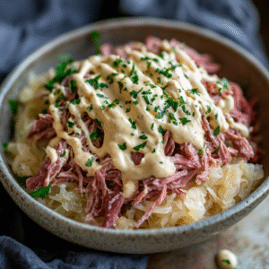 Keto Reuben im Schüssel
