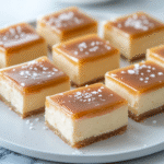 Keto Salzkaramell-Käsekuchen-Riegel