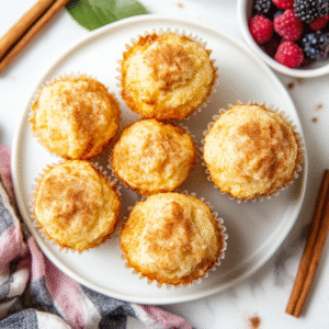 Keto Zimt-Creme-Käse-Muffins