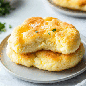 Käse-Ei-Wolken Keto-Brot