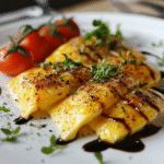 Lace-Crusted Parmesan Egg Folds