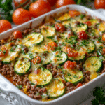 Zucchini-Hackfleisch-Auflauf