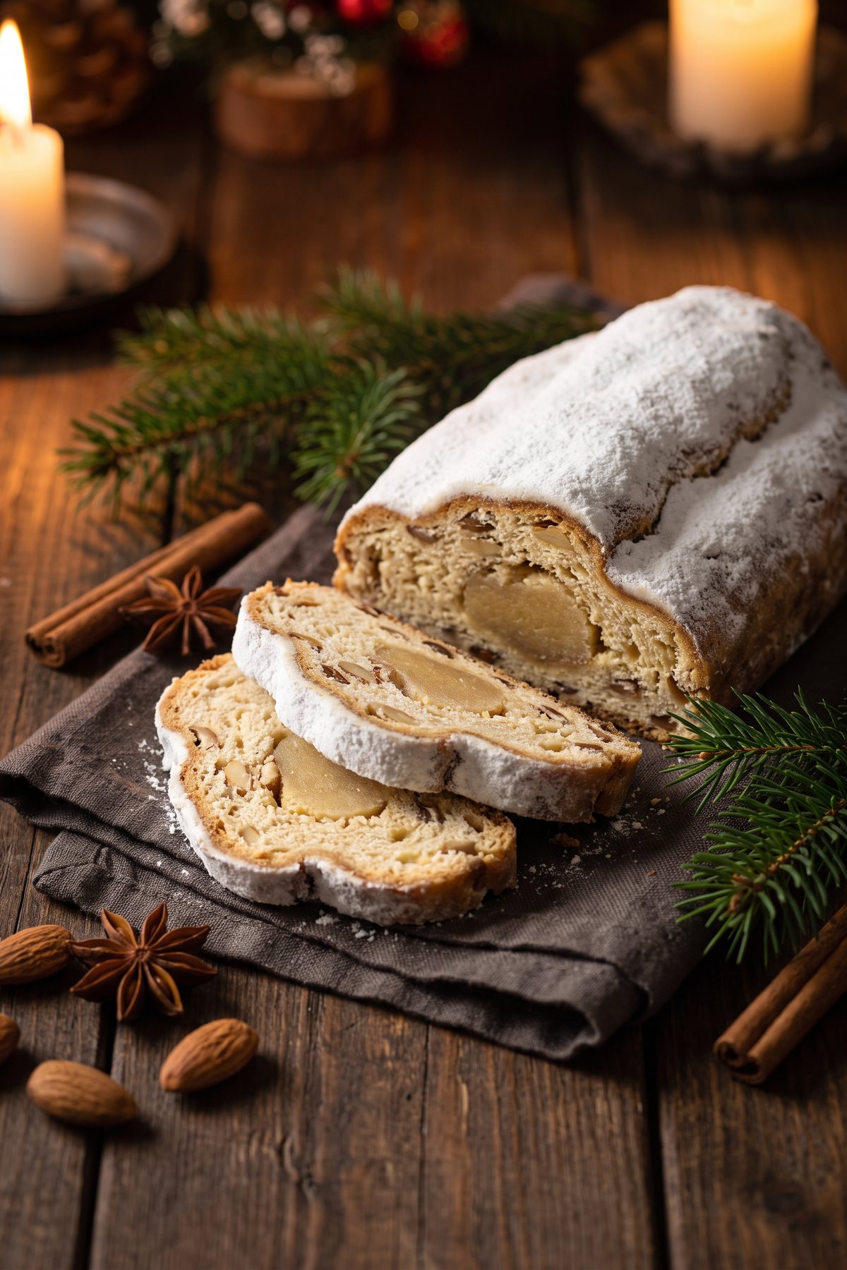 Keto Stollen backen – saftiger Christstollen ohne Mehl und Zucker